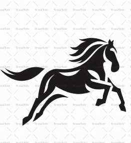 Galoppierendes Pferd